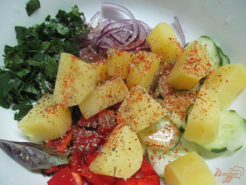Фото приготовление рецепта: Легкий картофельный салат шаг №2
