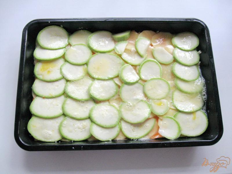 Фото приготовление рецепта: Запеканка из тыквы, кабачков и картофеля шаг №9