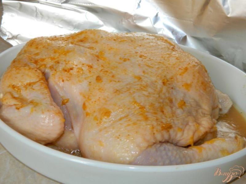 Фото приготовление рецепта: Курица в апельсиновом соусе шаг №6