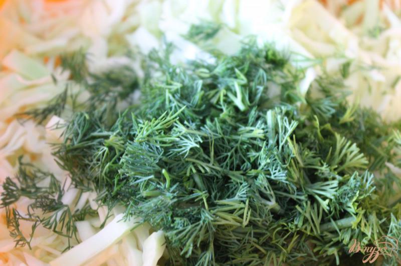 Фото приготовление рецепта: Салат из молодой капусты с сыром шаг №1