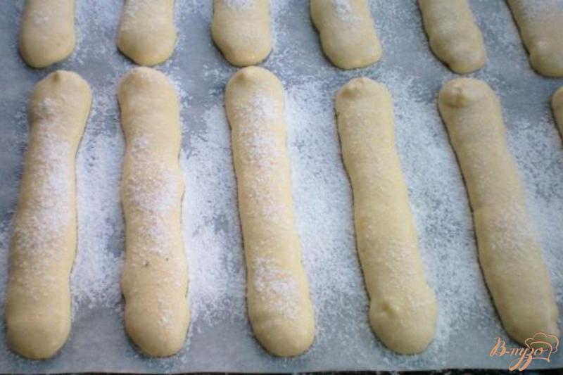Фото приготовление рецепта: Печенье  Савоярди с имбирем и мускатным орехом шаг №8