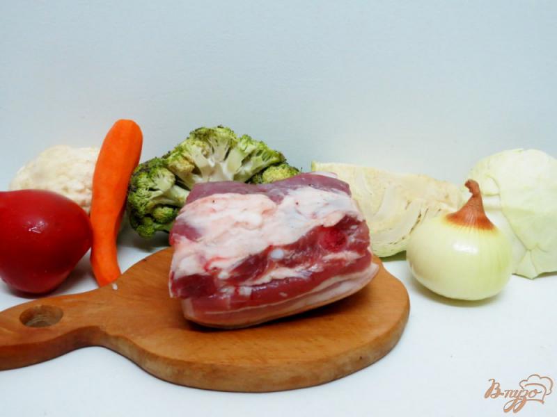 Фото приготовление рецепта: Овощное рагу со свининой шаг №1