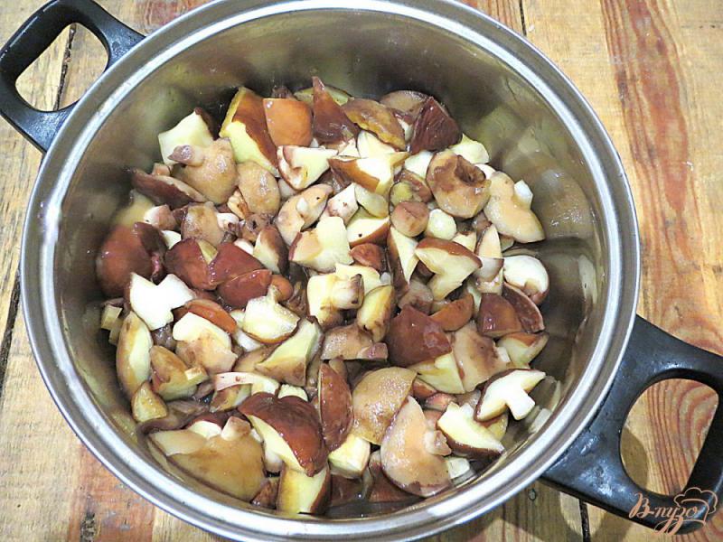 Фото приготовление рецепта: Маслята жареные на зиму шаг №3
