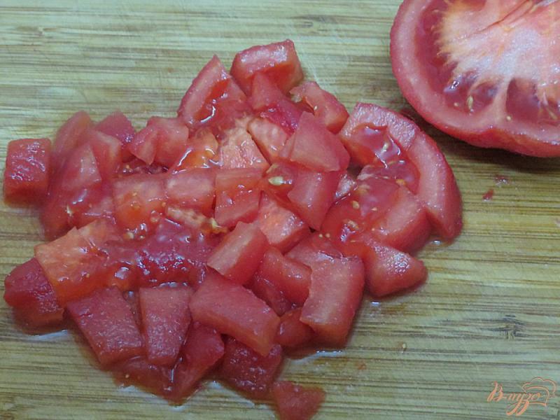 Фото приготовление рецепта: Баклажаны жареные с помидорами шаг №3