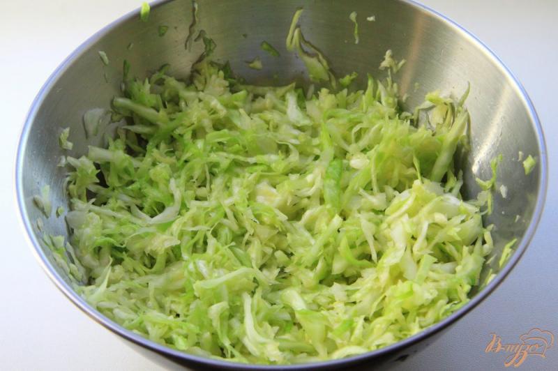 Фото приготовление рецепта: Витаминный салат из свежей капусты шаг №2