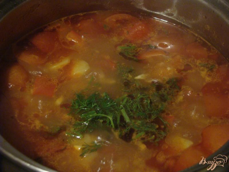 Фото приготовление рецепта: Картофельный суп со сладким перцем шаг №6