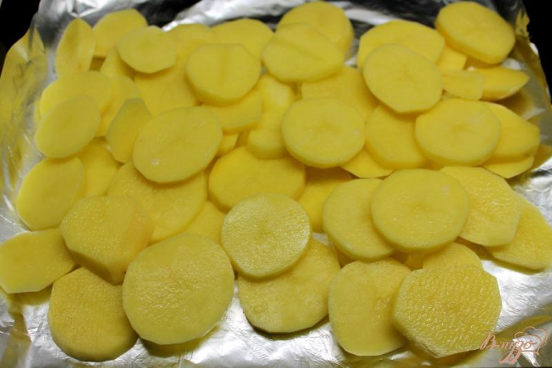 Фото приготовление рецепта: Карп запеченный картофелем и луком шаг №1