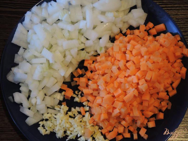 Фото приготовление рецепта: Овощное рагу с фрикадельками шаг №1