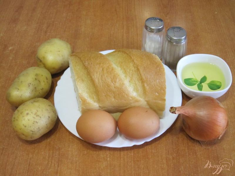 Фото приготовление рецепта: Картофельные горячие бутерброды шаг №1