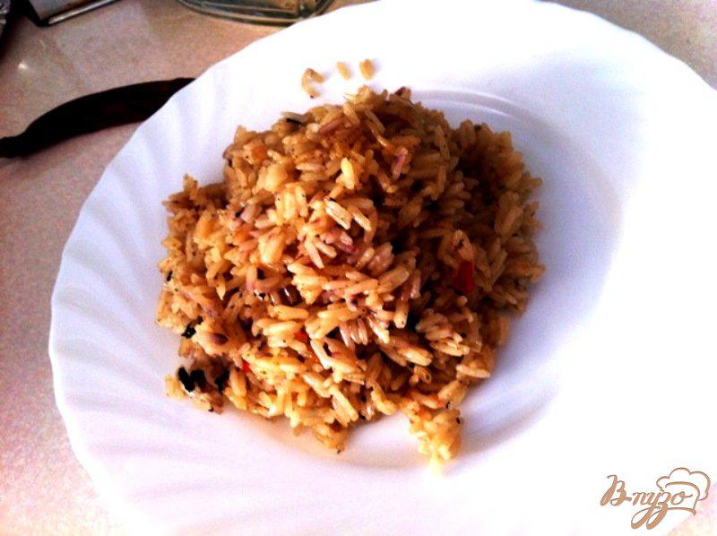 Фото приготовление рецепта: Пряный рис на гарнир шаг №10