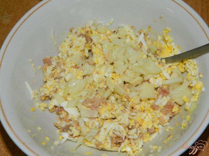 Фото приготовление рецепта: Закуска из печени трески шаг №3