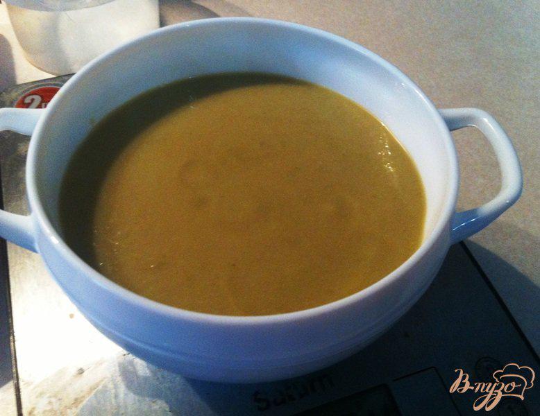 Фото приготовление рецепта: Суп пюре из брюссельской капусты с фрикаделками из телятины шаг №6