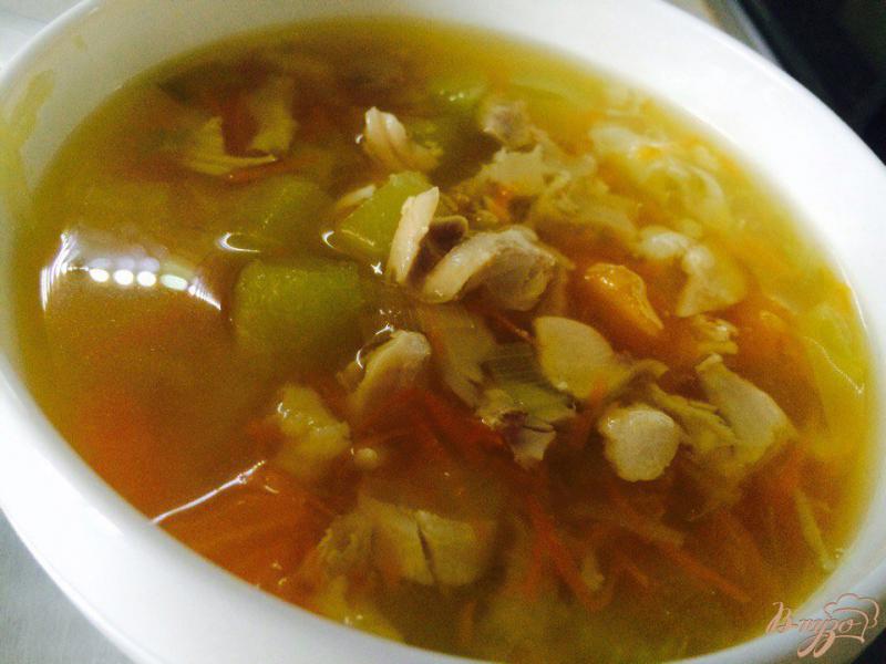 Фото приготовление рецепта: Овощной суп из кролика для деток шаг №7