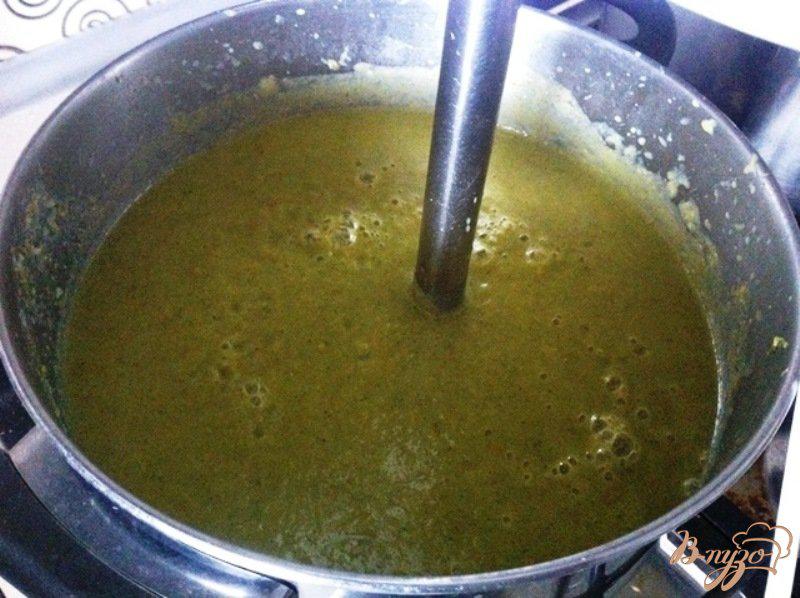 Фото приготовление рецепта: Суп-пюре из брокколи с телятиной для деток шаг №6