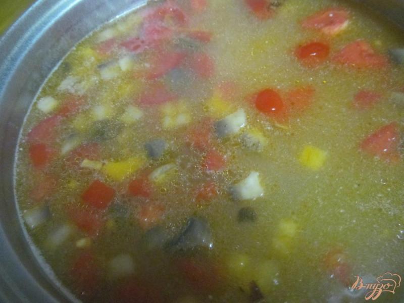 Фото приготовление рецепта: Суп с пшеном и щавелем шаг №7