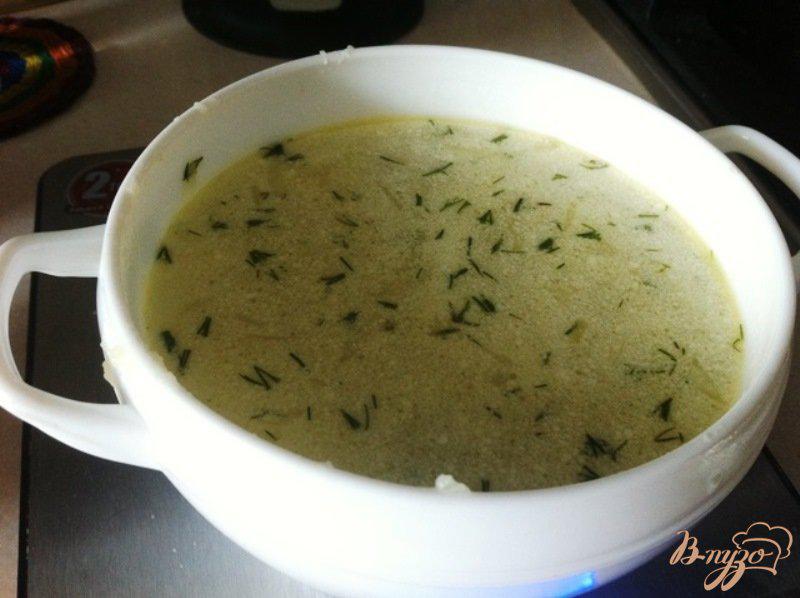 Фото приготовление рецепта: Суп из цветной капусты с индейкой шаг №11