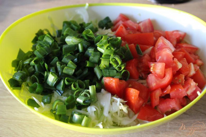 Фото приготовление рецепта: Салат из летних овощей шаг №2