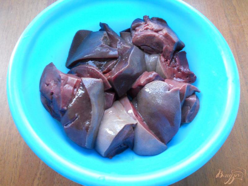 Фото приготовление рецепта: Шашлычки из свиной печени в духовке шаг №1