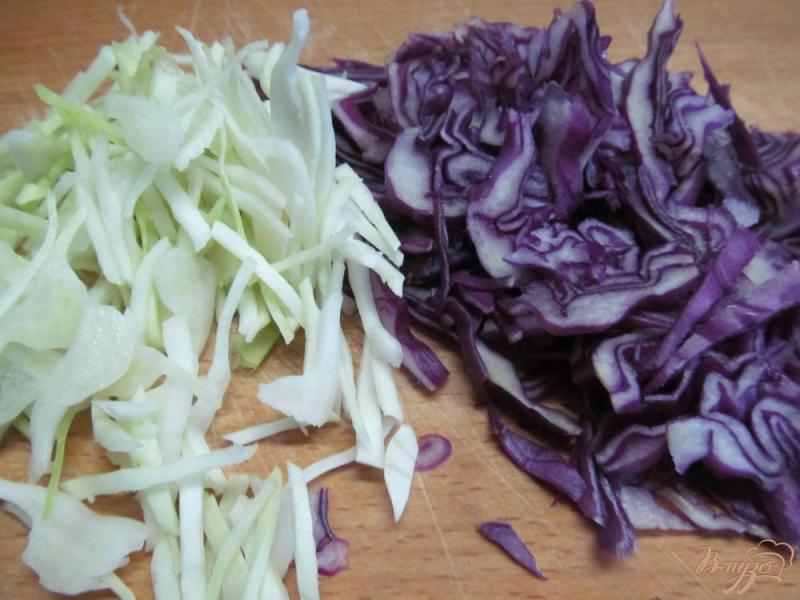 Фото приготовление рецепта: Капустный салат с языком шаг №1