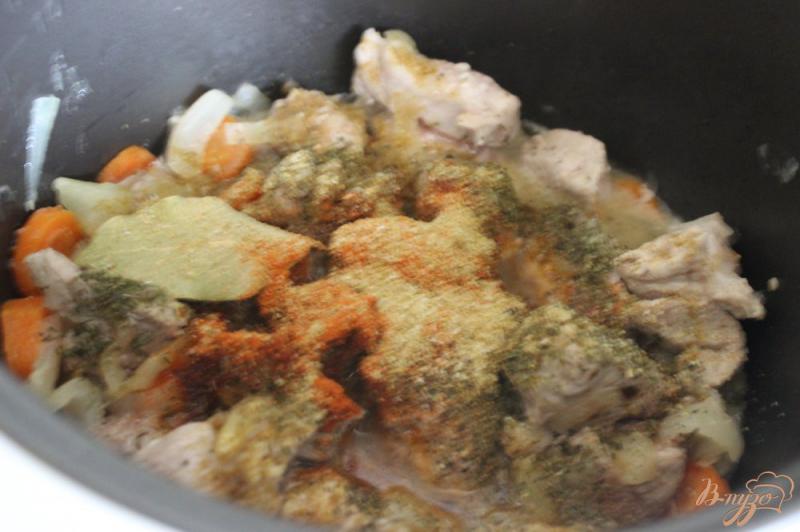 Фото приготовление рецепта: Мясное рагу с фасолью шаг №3