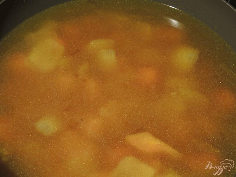 Фото приготовление рецепта: Тыквенный крем-суп шаг №4