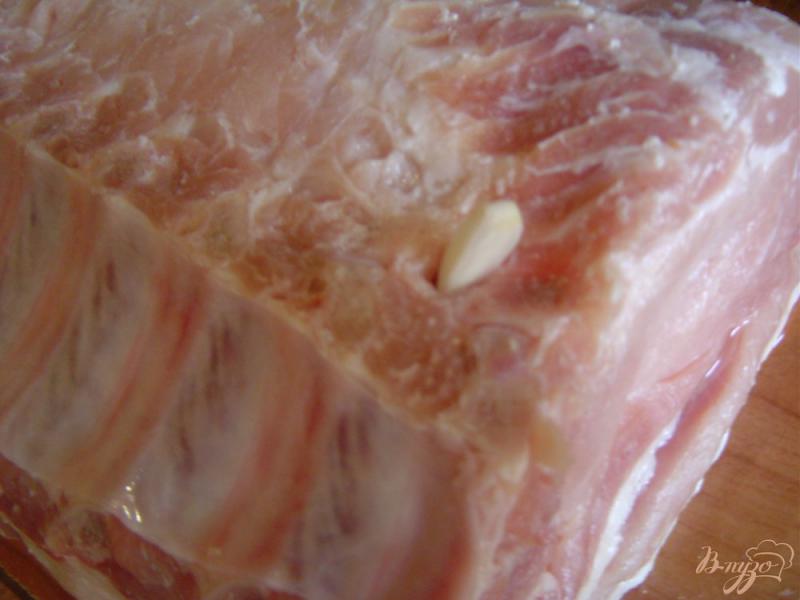 Фото приготовление рецепта: Запеченная свиная корейка шаг №3