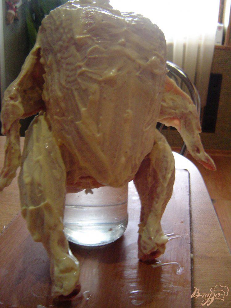 Фото приготовление рецепта: Цыпленок на банке шаг №5