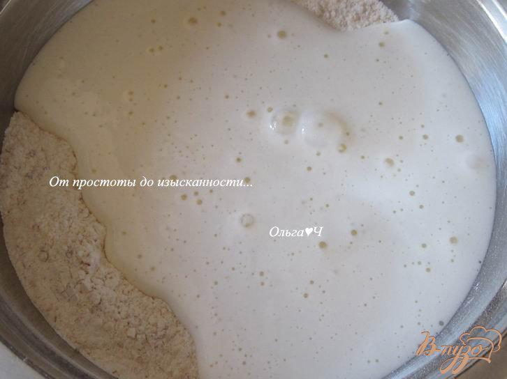 Фото приготовление рецепта: Миндально-мятное печенье шаг №3
