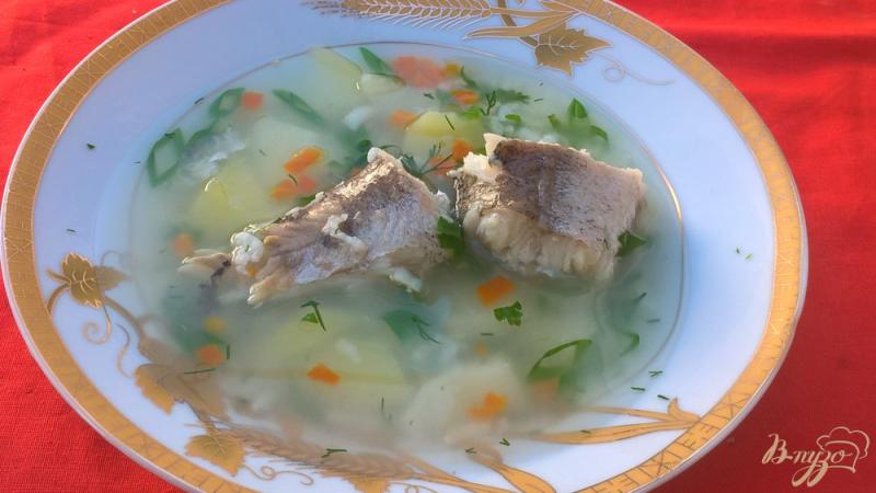 Фото приготовление рецепта: Рыбный суп с минтаем шаг №5