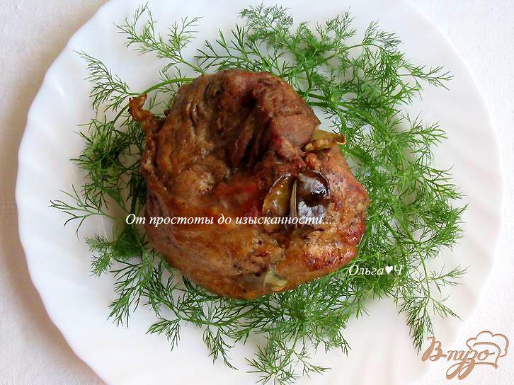 Фото приготовление рецепта: Запеченная пряная свинина шаг №5