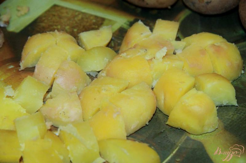 Фото приготовление рецепта: Жареная говядина с отварным картофелем шаг №5