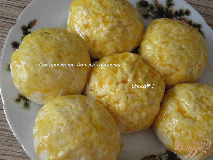 Фото приготовление рецепта: Погача с сыром и укропом шаг №7