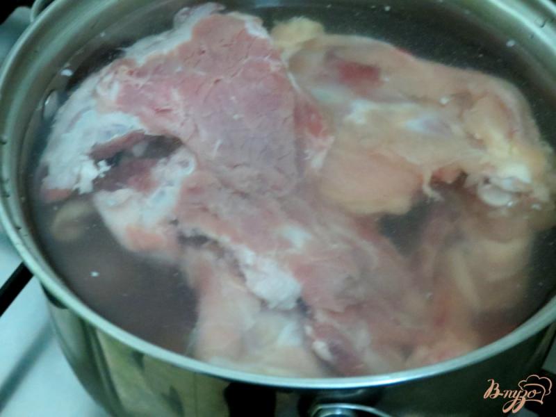 Фото приготовление рецепта: Суп с опятами и цветной капустой шаг №2