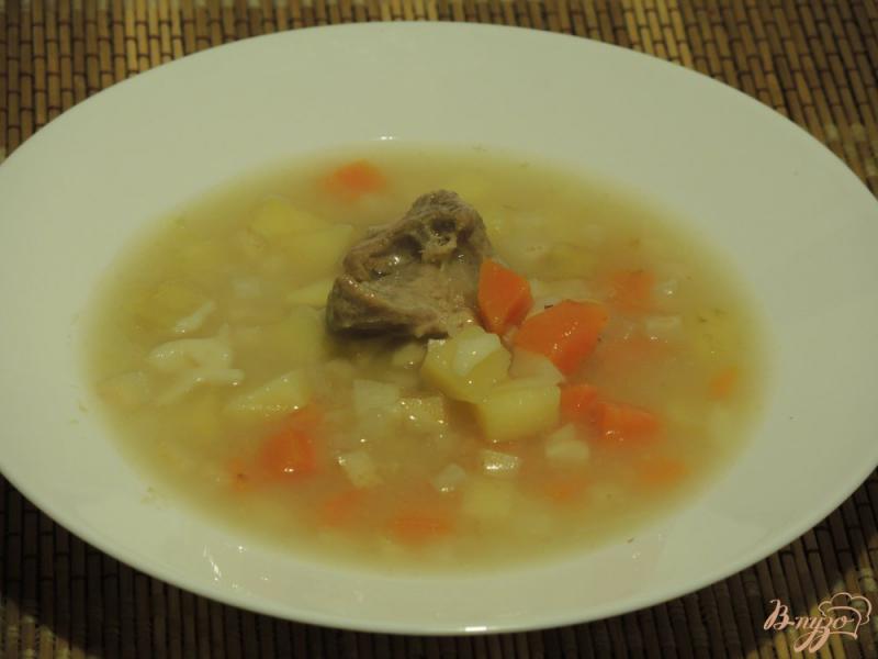 Фото приготовление рецепта: Овощной суп на мясном бульоне шаг №7