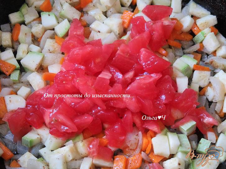 Фото приготовление рецепта: Овощное рагу с цветной капустой шаг №3