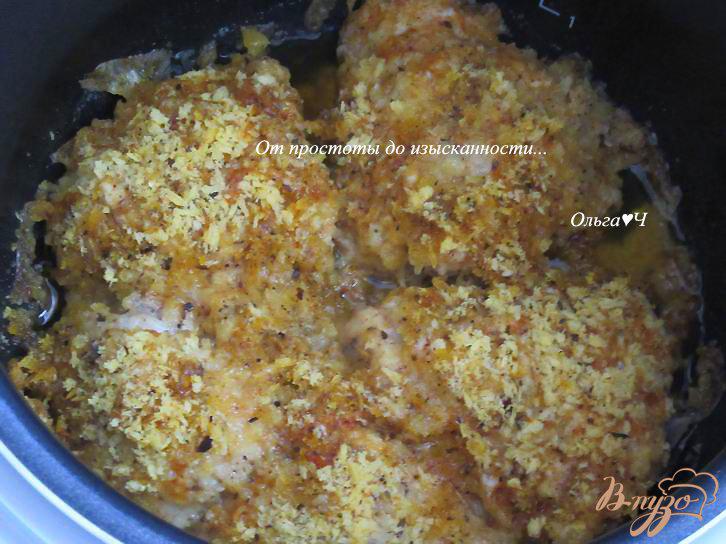 Фото приготовление рецепта: Курица с сыром и орегано шаг №5
