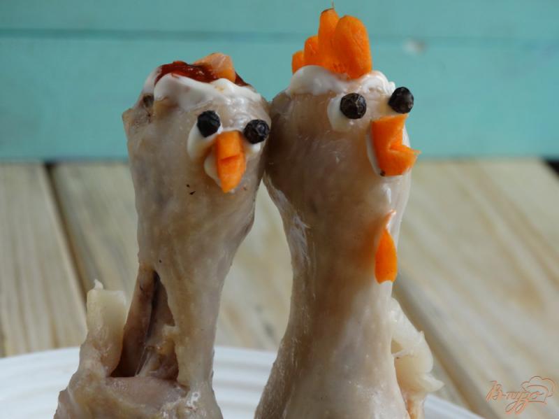 Фото приготовление рецепта: Детское блюдо Курица на насесте шаг №6