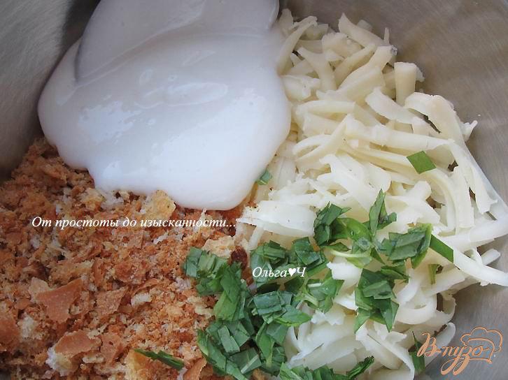 Фото приготовление рецепта: Баклажаны под сыром и мятой шаг №3