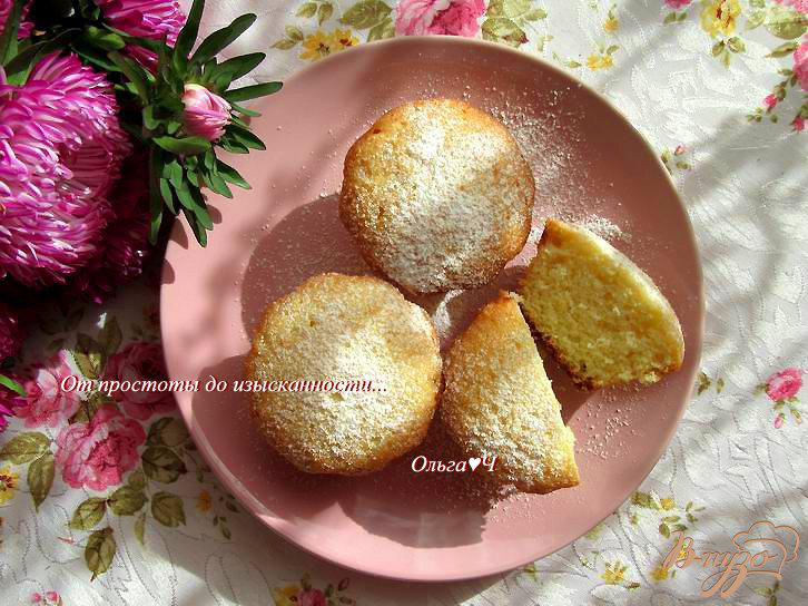 Фото приготовление рецепта: Лимонные кексы шаг №6