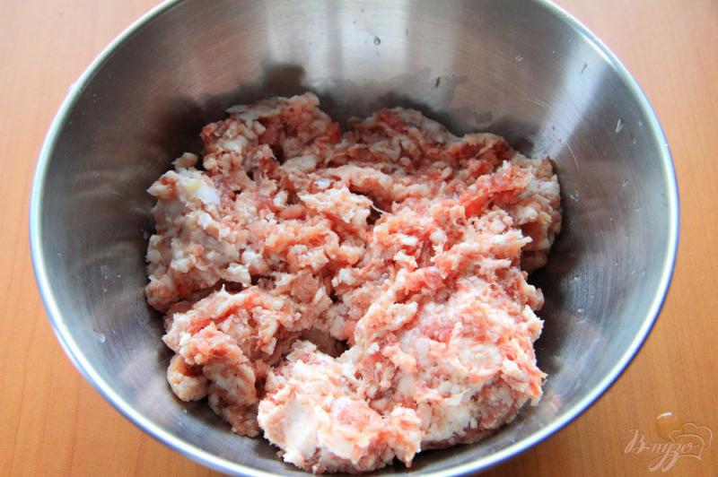 Фото приготовление рецепта: Ханум с мясным фаршем и картофелем шаг №4