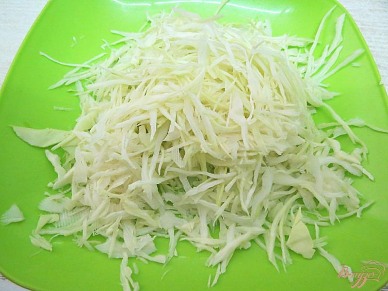 Фото приготовление рецепта: Рисовая вермишель с овощами шаг №4