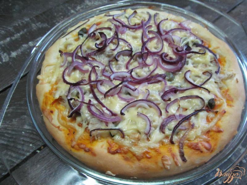 Фото приготовление рецепта: Пицца - пирог шаг №13