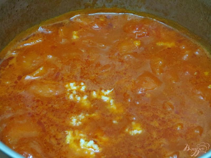 Фото приготовление рецепта: Острый томатно-чесночный соус шаг №8