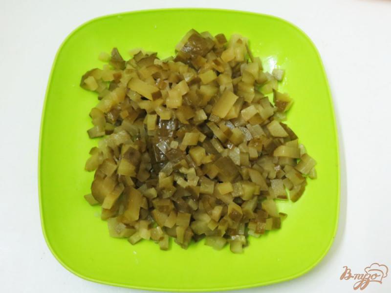 Фото приготовление рецепта: Картофельный салат с куриным мясом шаг №5