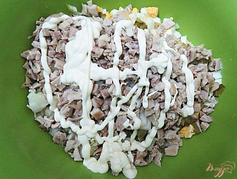Фото приготовление рецепта: Картофельный салат с куриным мясом шаг №6