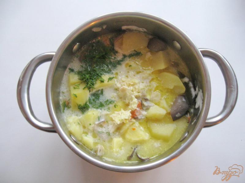 Фото приготовление рецепта: Жаркое с грибами и картофелем шаг №5