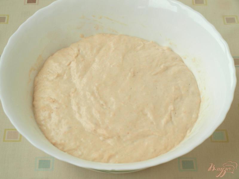 Фото приготовление рецепта: Постный дрожжевой пирог с капустой шаг №4