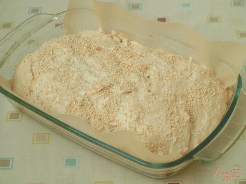 Фото приготовление рецепта: Постный дрожжевой пирог с капустой шаг №6