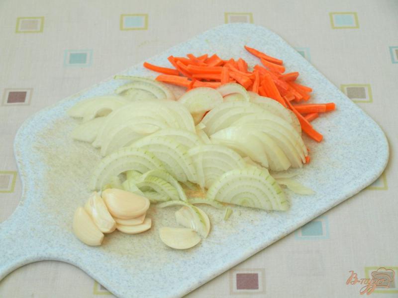 Фото приготовление рецепта: Говядина с овощами на сковороде шаг №4