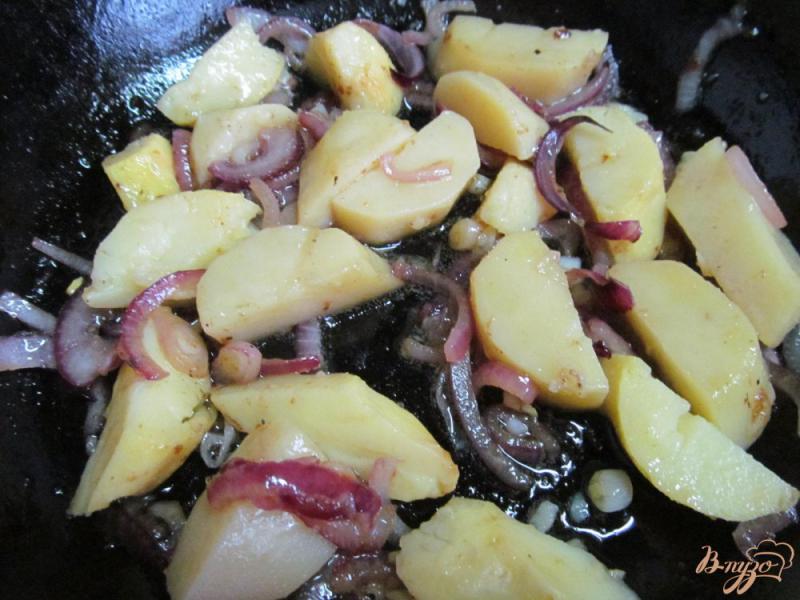 Фото приготовление рецепта: Зимний картофельный салат шаг №3